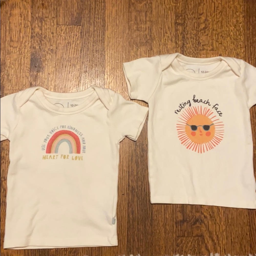 Finn + Emma baby tshirts size 12-24 months